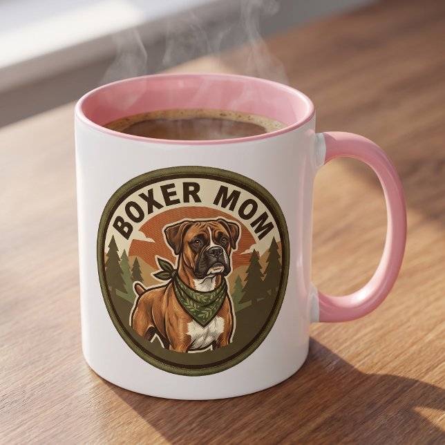 Boxer Mum Coffee Mug | Boxer Dog Mum Gift (Creator Uploaded)