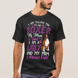  Boxer Mum  Dog   T-Shirt