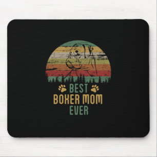 Boxer mum mouse pad