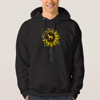 Boxer Mum Sunflower Boxer Dog Gifts Dog Mum Mama Hoodie