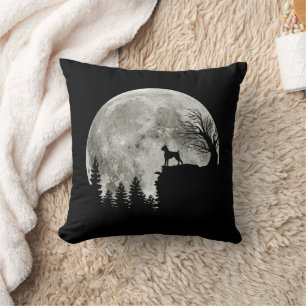Boxer On Mountain Cool Halloween Gifts For Her Cushion