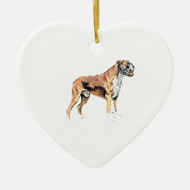 Boxer Ornament (Front)
