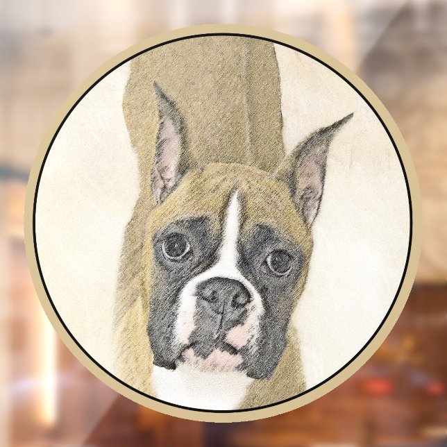 Boxer Painting - Cute Original Dog Art (Sheet 2)