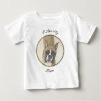 Boxer Painting - Cute Original Dog Art