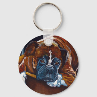 Boxer "Patience" Key Ring