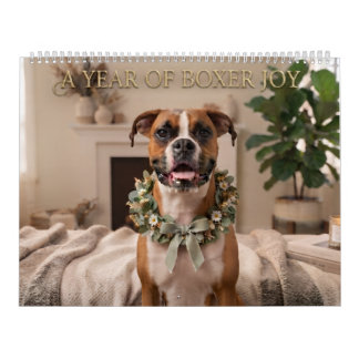 Boxer Paws & Joy: A Year-Long Calendar
