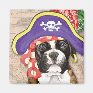 Boxer Pirate Magnet