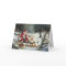Boxer Puppies Christmas Santa Greeting Card