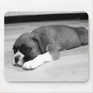 Boxer puppy mousepad