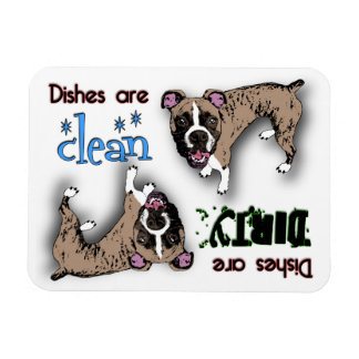 Boxer Rectangle Dishwasher Magnet