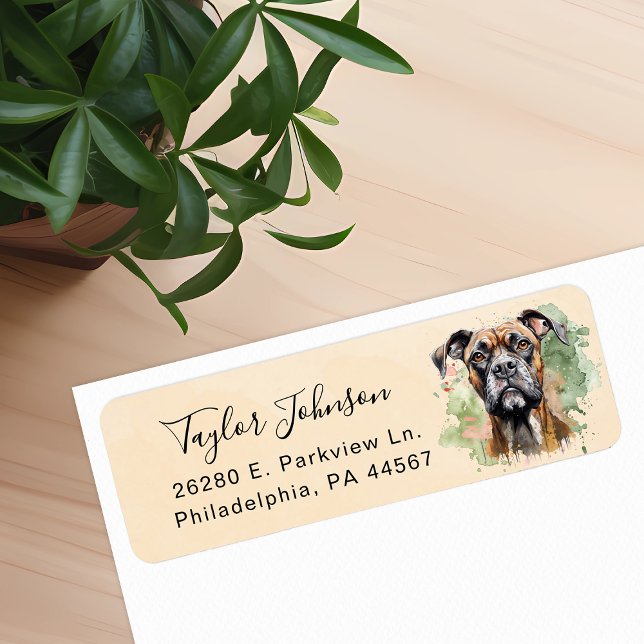 Boxer Return Address Label (Creator Uploaded)