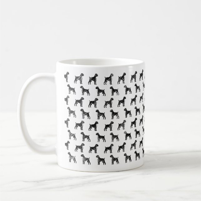 Boxer Sketch Design Mug (Left)