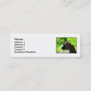 Boxer skinny Business Cards