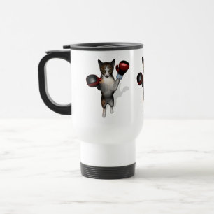 Boxer Tabby Travel Mug