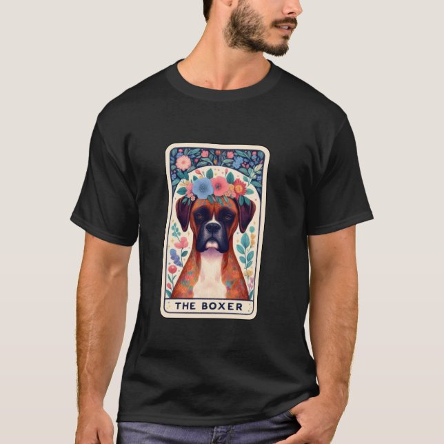 Boxer Tarot Card T-Shirt (Front)