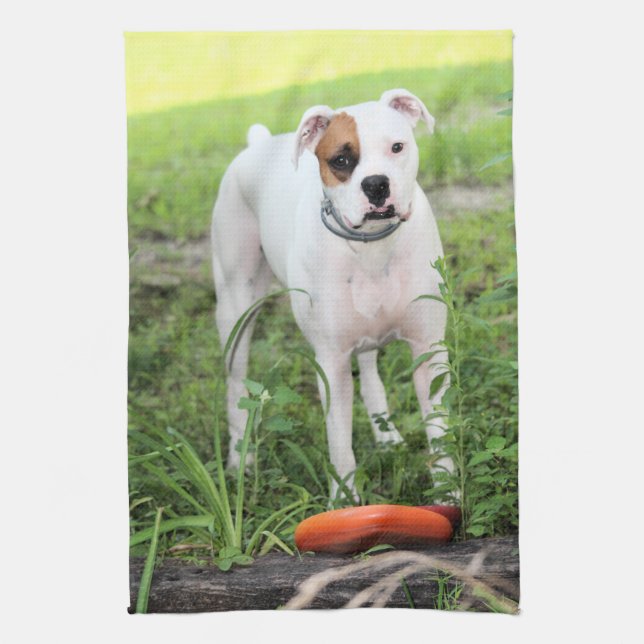 Boxer  tea towel (Vertical)