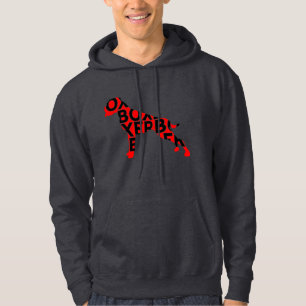 Boxer Text Hund Dog Hoodie