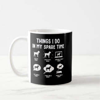 Boxer Things Do Spare Time Funny Dog Mum Dad Coffee Mug