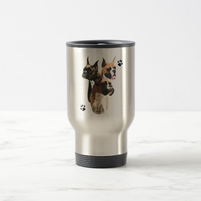 Boxer Trio Travel Mug (Center)