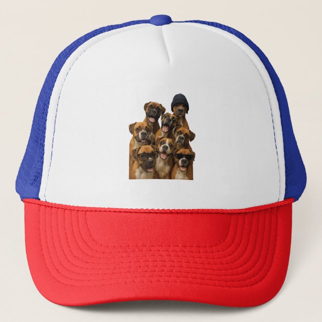 Boxer Trucker Hat (Front)