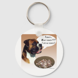 Boxer Turkey Key Ring