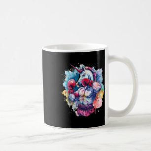 Boxer Unicorn With Boxing Gloves Kickboxing Funny Coffee Mug