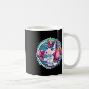 Boxer Unicorn With Boxing Gloves Kickboxing Funny Coffee Mug
