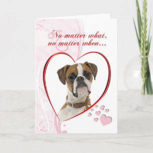 Boxer Valentine Holiday Card