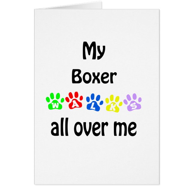 Boxer Walks Design (Front)