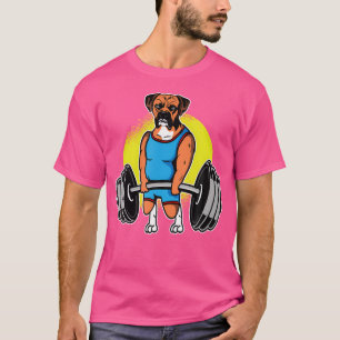 Boxer Weightlifting I Funny Deadlift Fitness I Gym T-Shirt