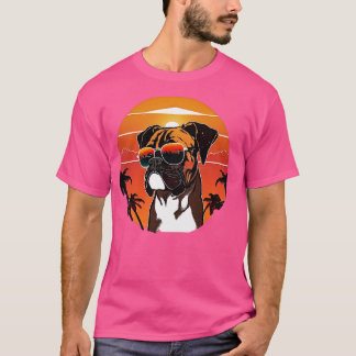 Boxer with Sunglasses T-Shirt