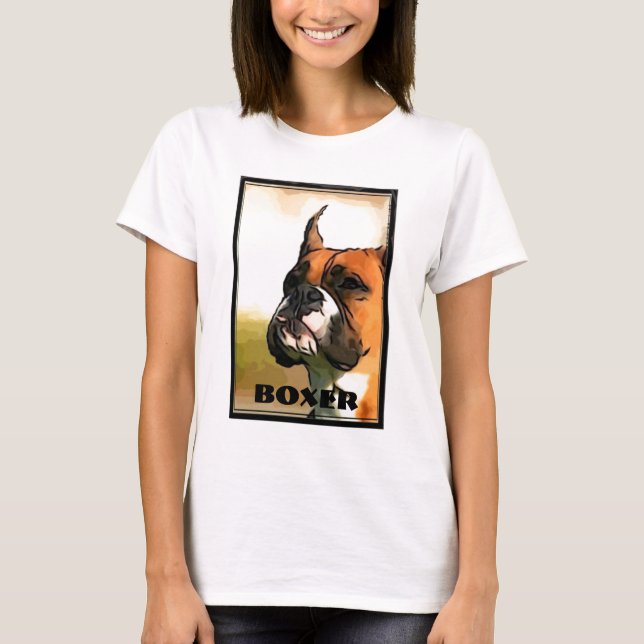 Boxer womens t-shirt (Front)