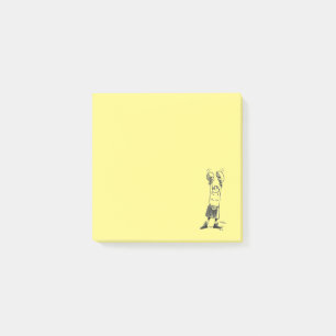 Boxer yellow 3x3 note pads