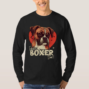 Boxerdog With Heartdecoration Fabulous Boxerdad T-Shirt