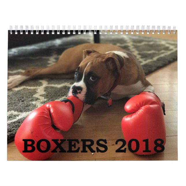 BOXERS 2018 CALENDAR (Cover)