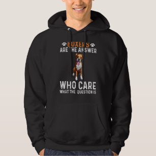 Boxers Are The Answer Who Cares What The Question Hoodie