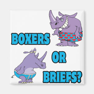 boxers or briefs funny undies rhinos magnet