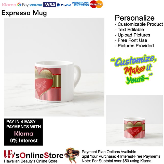 Boxes of Hearts Expresso Mug (Boxes of Hearts Expresso Coffee Mug.
)