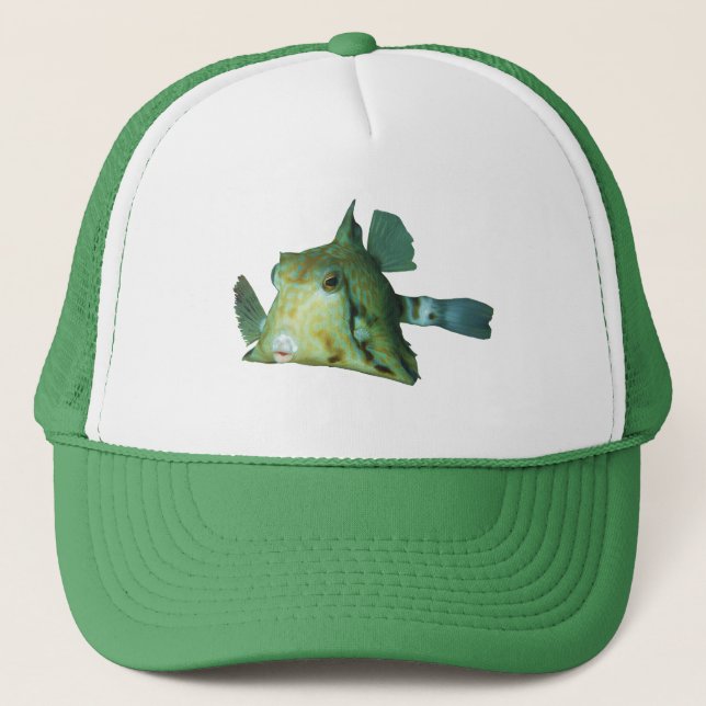 Boxfish - Abstract Design - Cut out of a photo | Trucker Hat (Front)