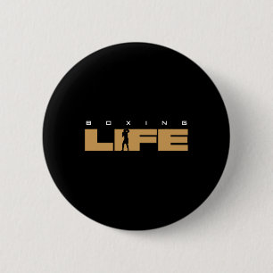 Boxing 1  6 cm round badge