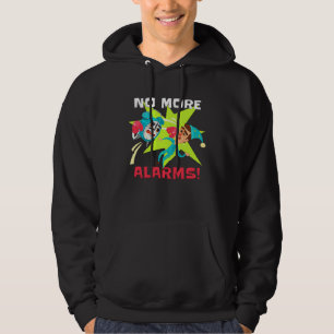 Boxing Alarm Clock No Mores Alarms Wake Up Hoodie