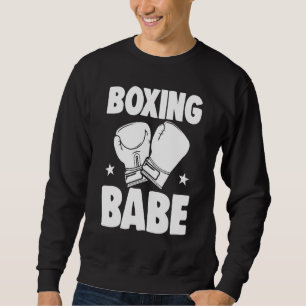 Boxing All Day Bae  Women Boxing Sports Love 1 Sweatshirt
