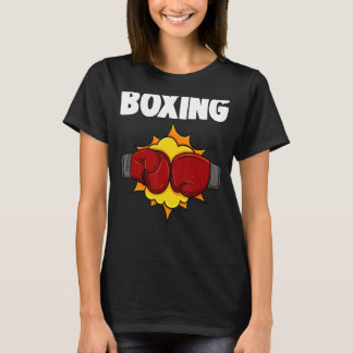 Boxing All Day   Women Boxing Glove Sports Love T-Shirt