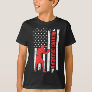 Boxing America Flag Boxing Martial Arts Boxing Gra T-Shirt
