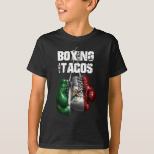 Boxing And Tacos Funny Mexico T-Shirt