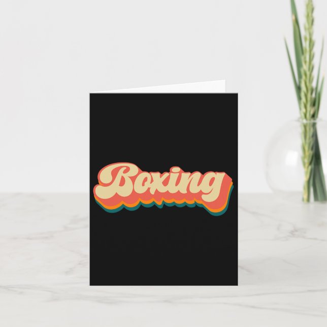 Boxing Apparel - Boxing 3  Card (Front)