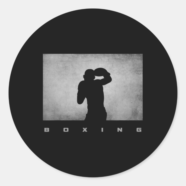 Boxing Apparel - Boxing 4  Classic Round Sticker (Front)