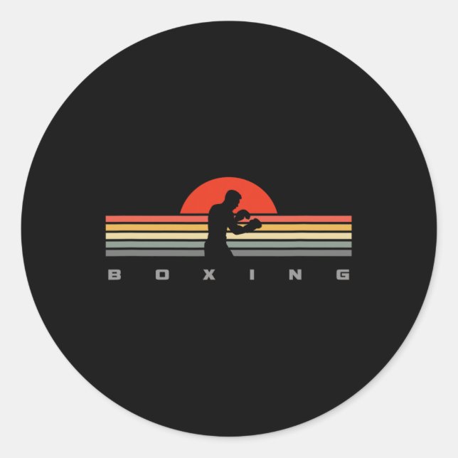 Boxing Apparel - Boxing 5  Classic Round Sticker (Front)