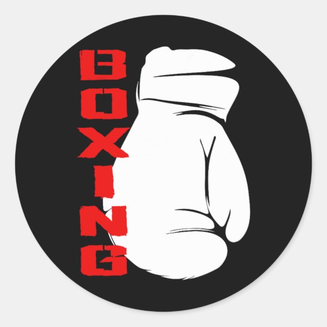Boxing Apparel - Boxing Training  Classic Round Sticker (Front)