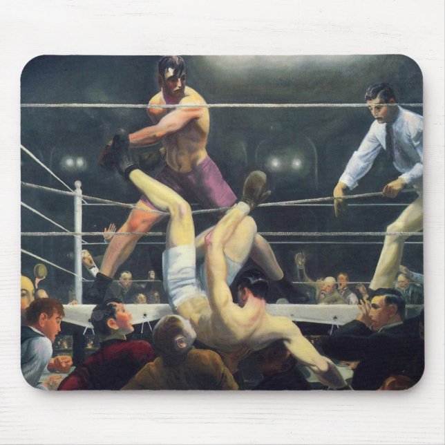 Boxing art mouse pad (Front)